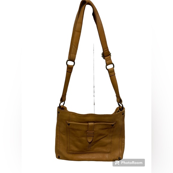 The Sak Bags The Sak Heritage Leather Crossbody Ochre Quality Made Leather Tooled Purse